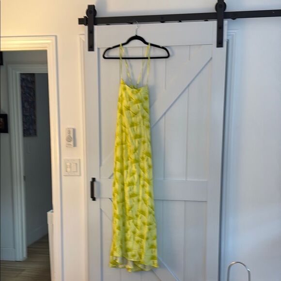 Citrine Lizzie Dress  Lime Palms XS NWT - Picture 5 of 7